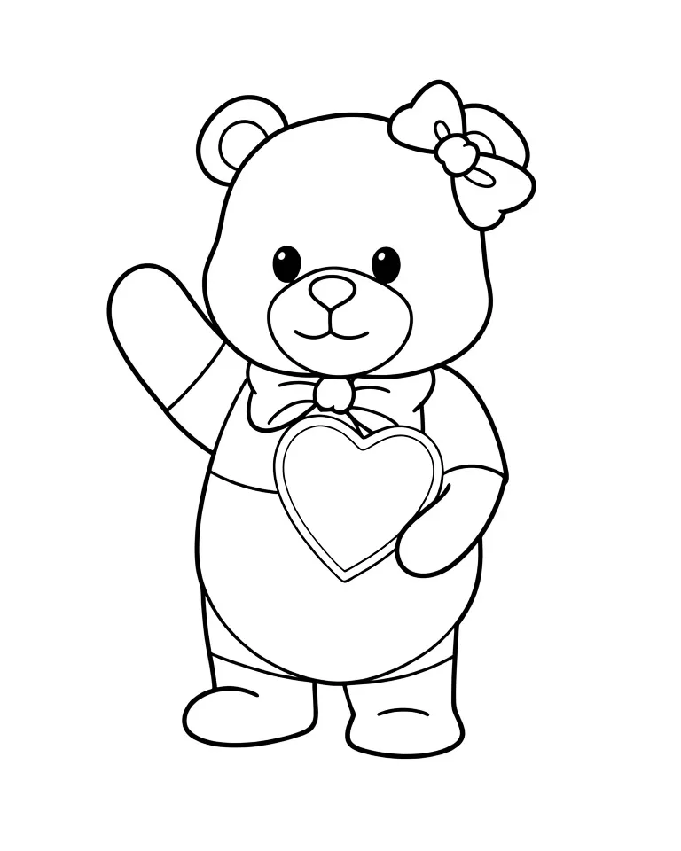 Мишка с бантиком