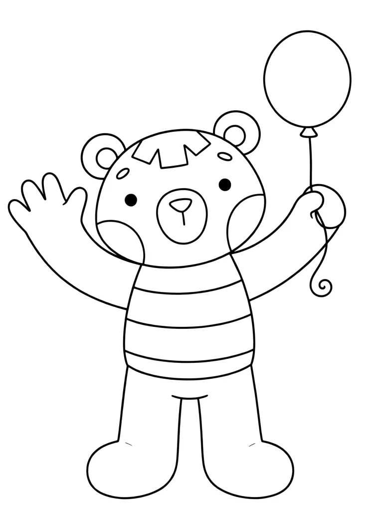 Мишка с шариком