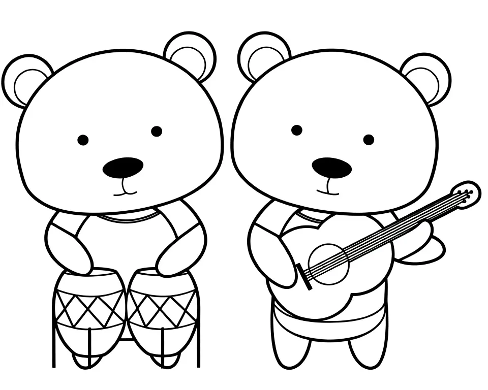 Мишки музыканты