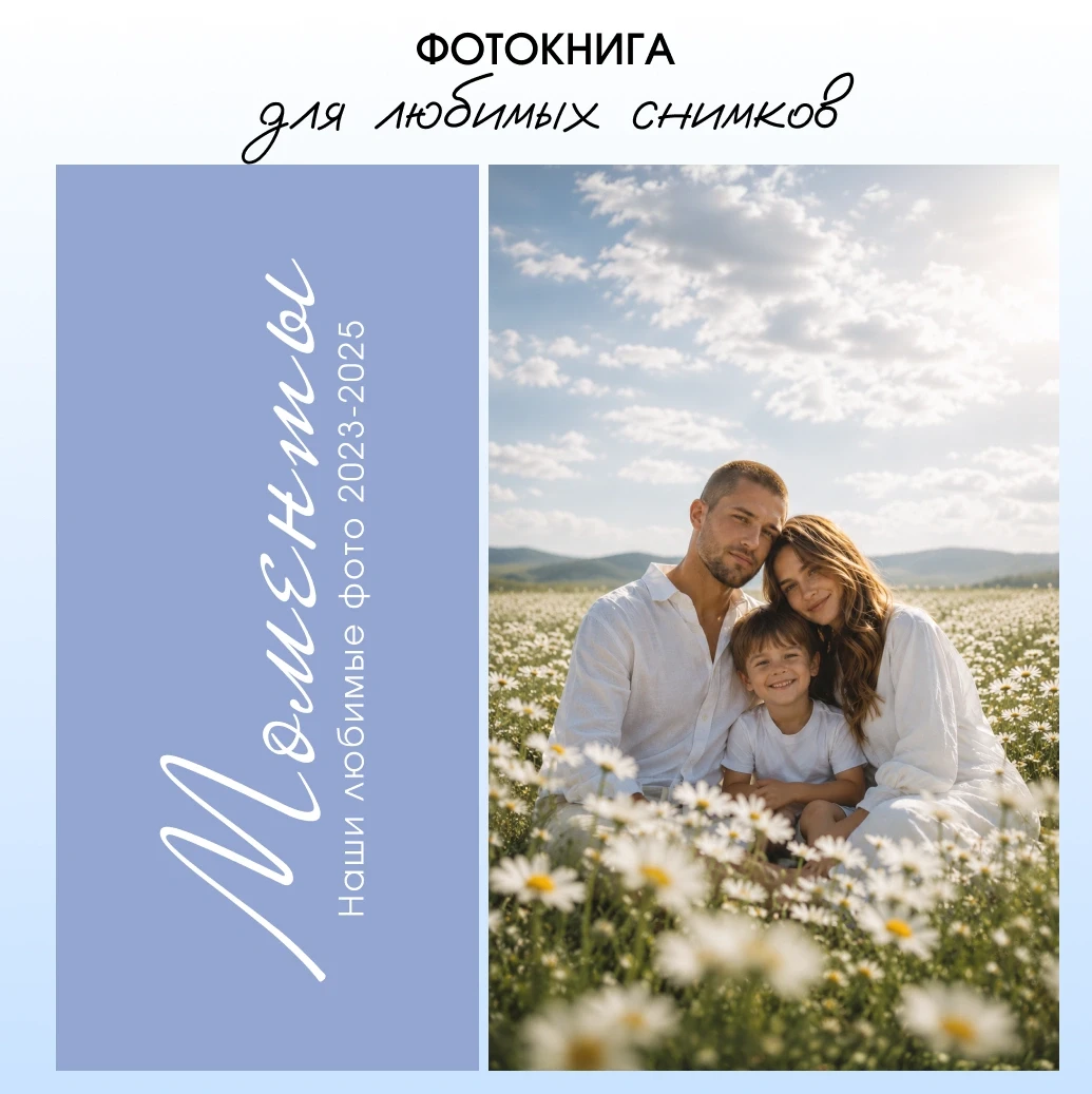 Фотокнига для любимых снимков