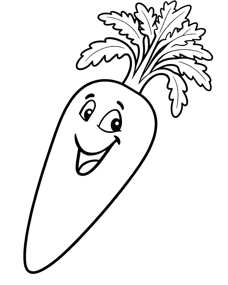 Морковь с пышной ботвой