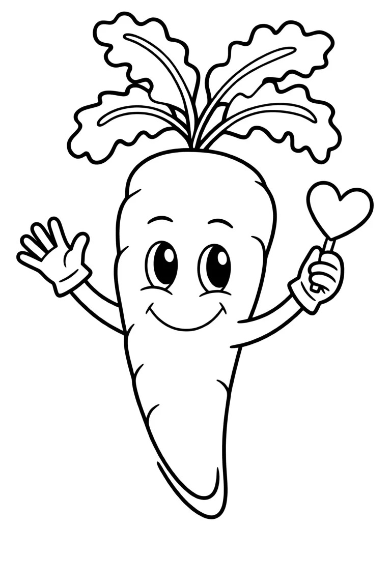 Морковка в перчатках