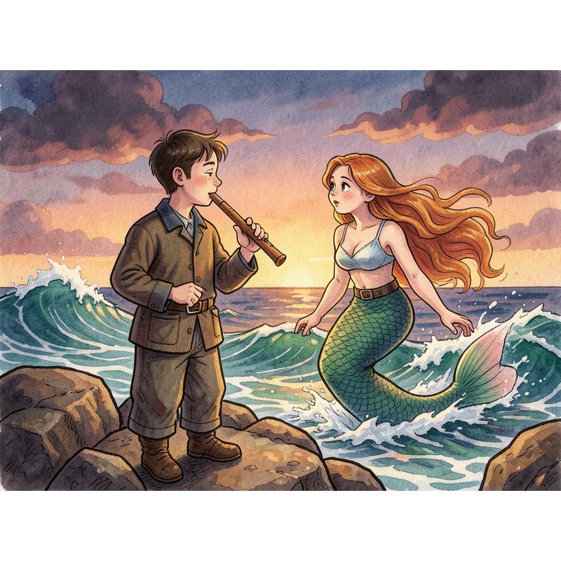 Морская дева и слепой свирельщик Коннор