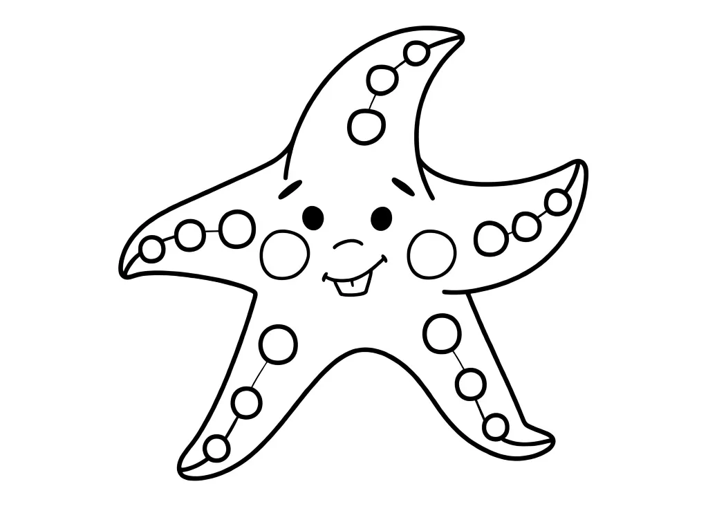 Морская звезда с зубками