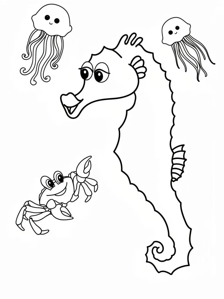 Морской конек и его друзья
