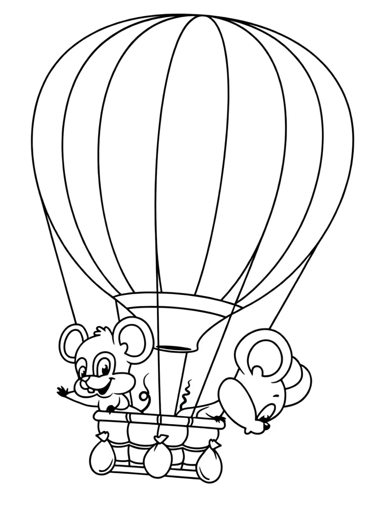 Мыши летят на воздушном шаре