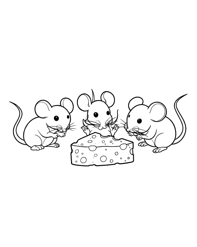 Мышки нашли сыр