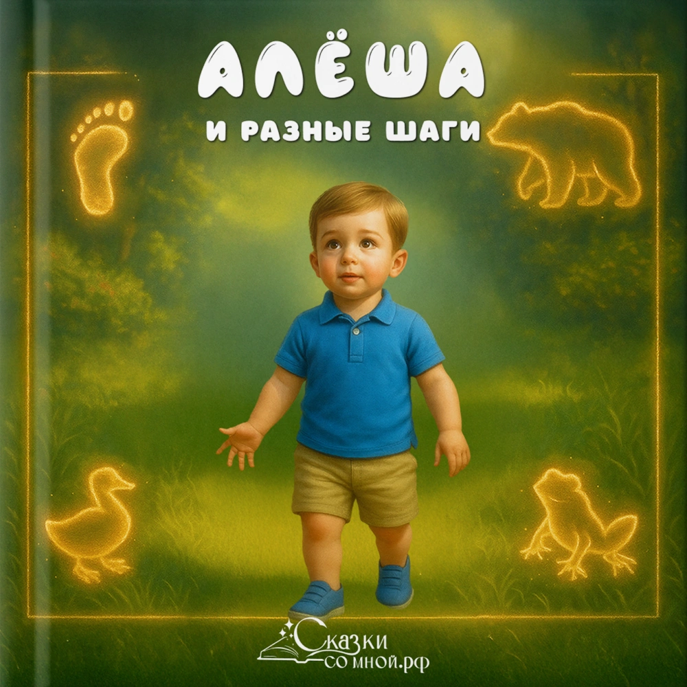 Мальчик и разные шаги