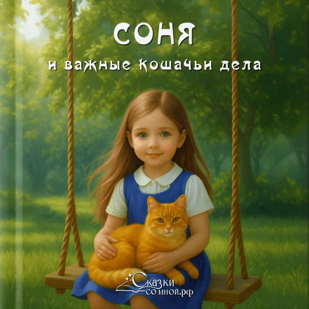  Девочка и важные кошачьи дела