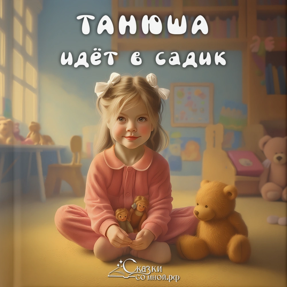 Девочка идёт в садик