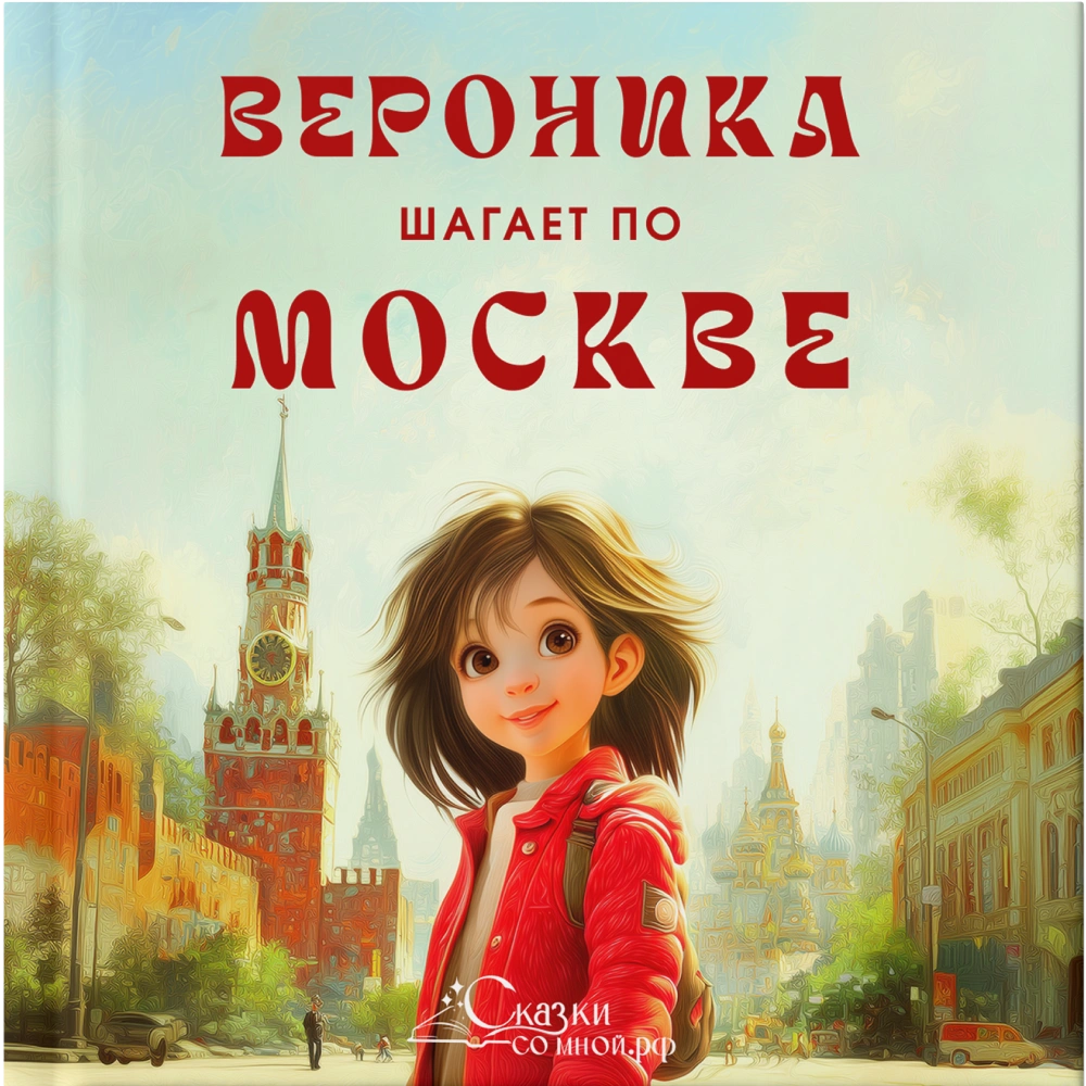 Девочка шагает по Москве