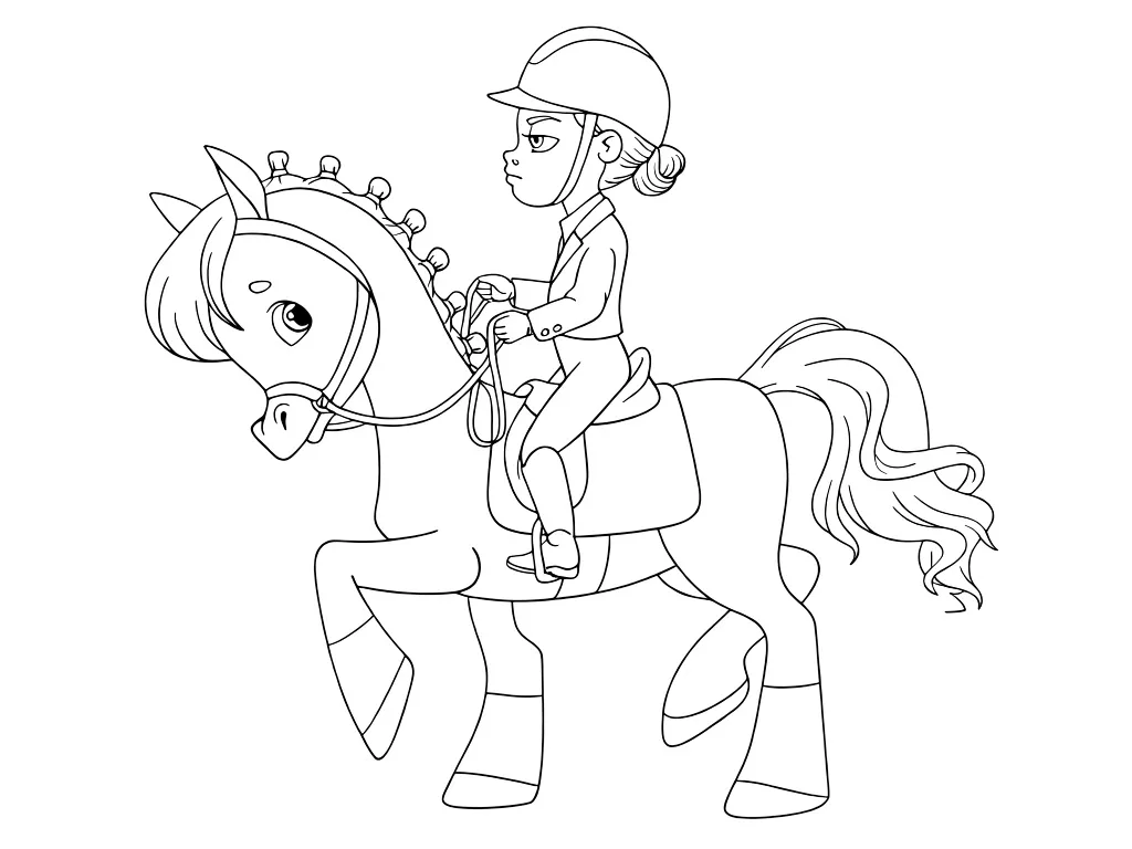 Наездница на пони