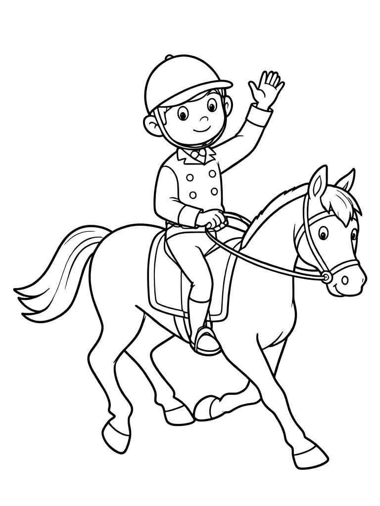 Наездник на лошади