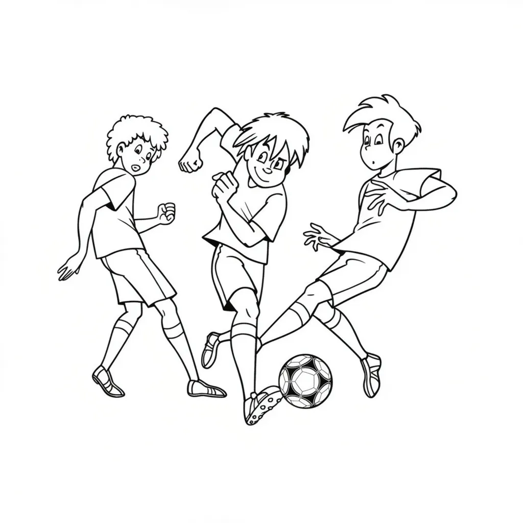 Нападающий с мячом