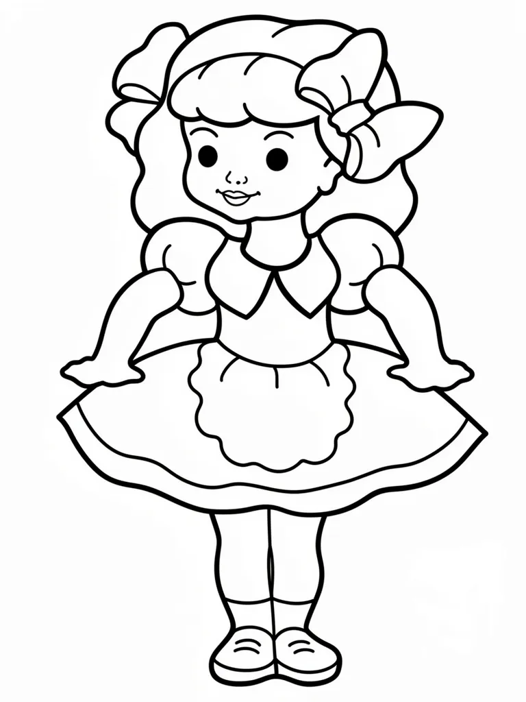 Нарядная кукла