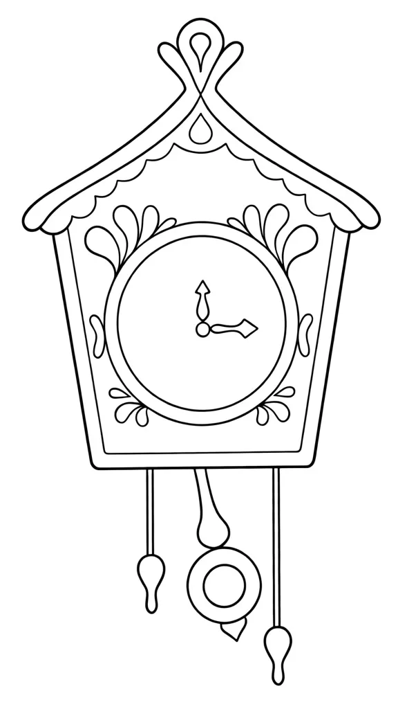 Настенные часы с маятником