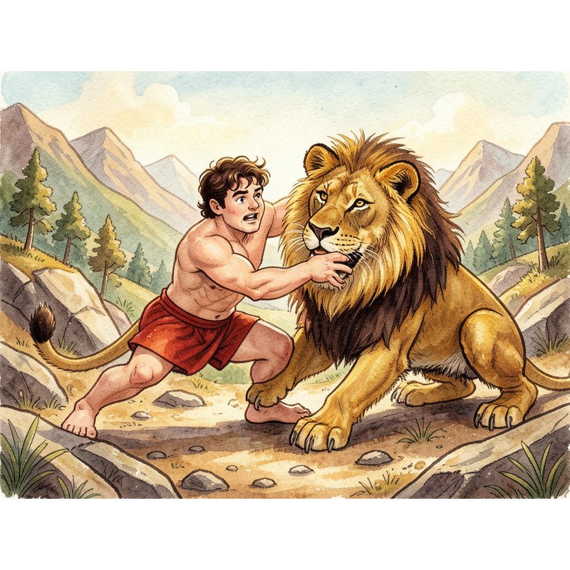 Немейский лев (Первый подвиг)