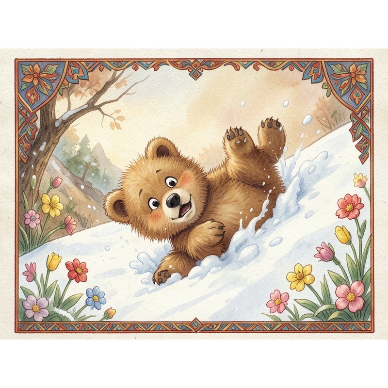 Непослушный медвежонок