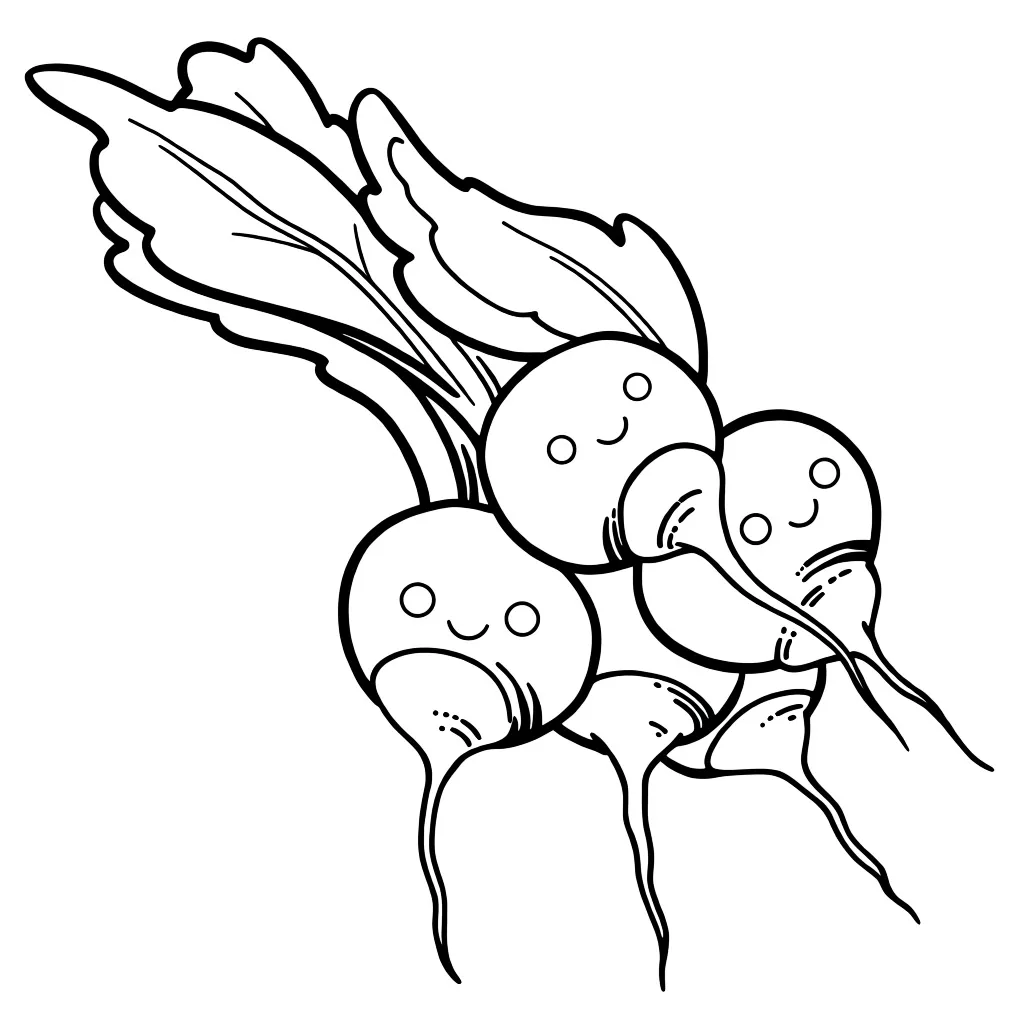 Несколько редисок