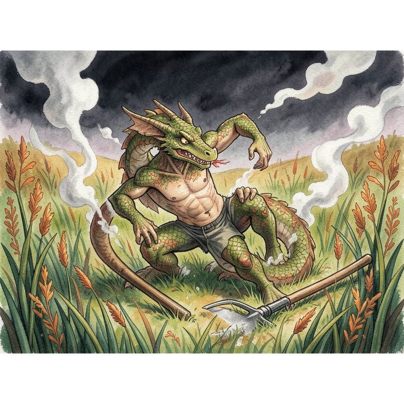 О том, как Ча превратился в дракона