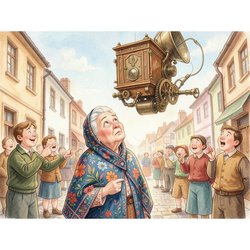 О том, как старушка чернила покупала