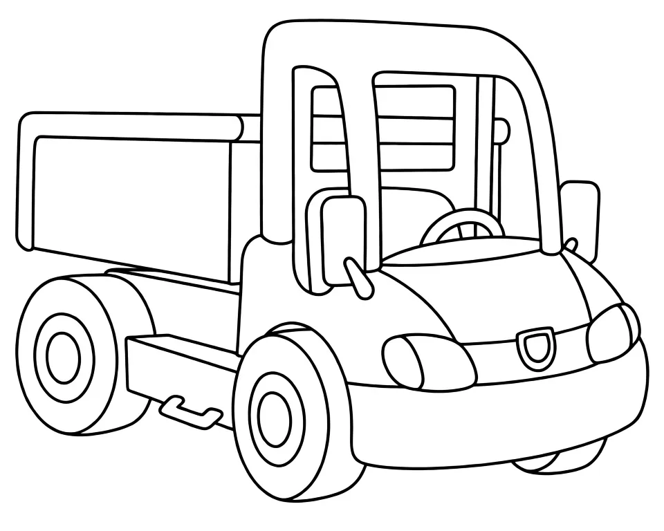 Одноместный грузовик