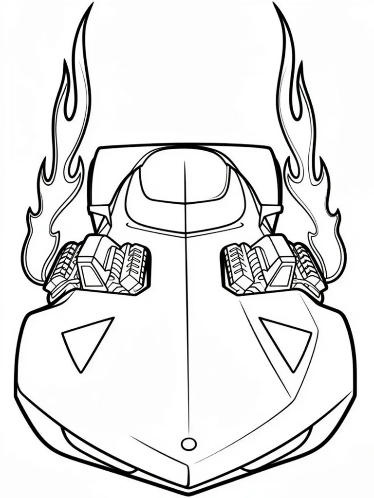 Огонь из двигателя