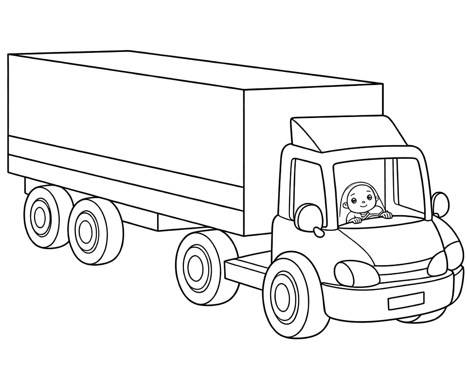 Огромный грузовик