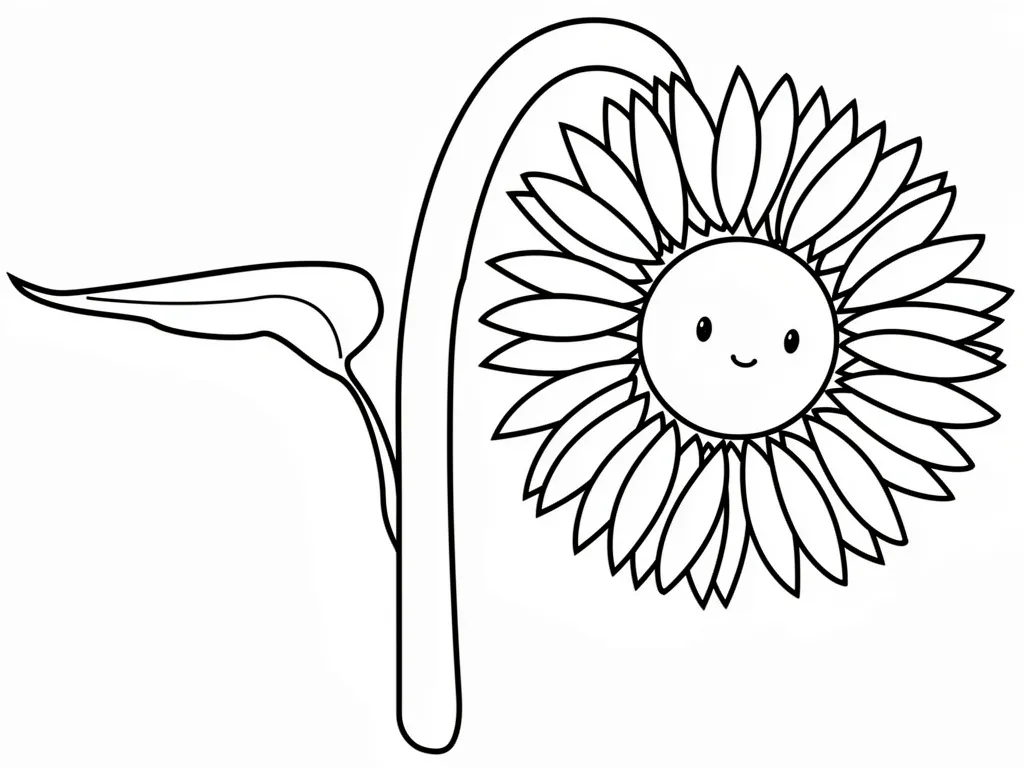 Огромный подсолнух