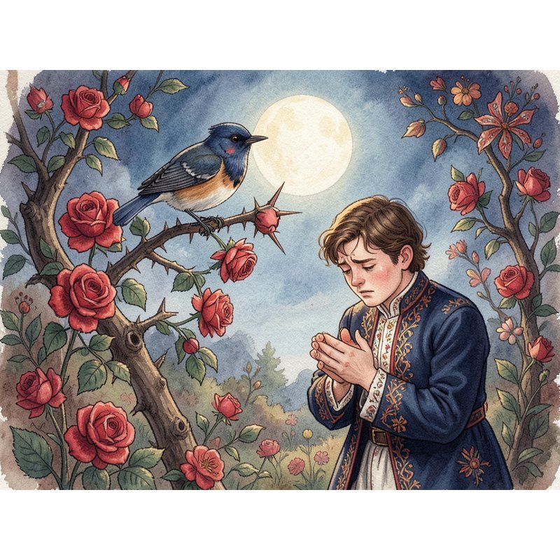 Соловей и роза