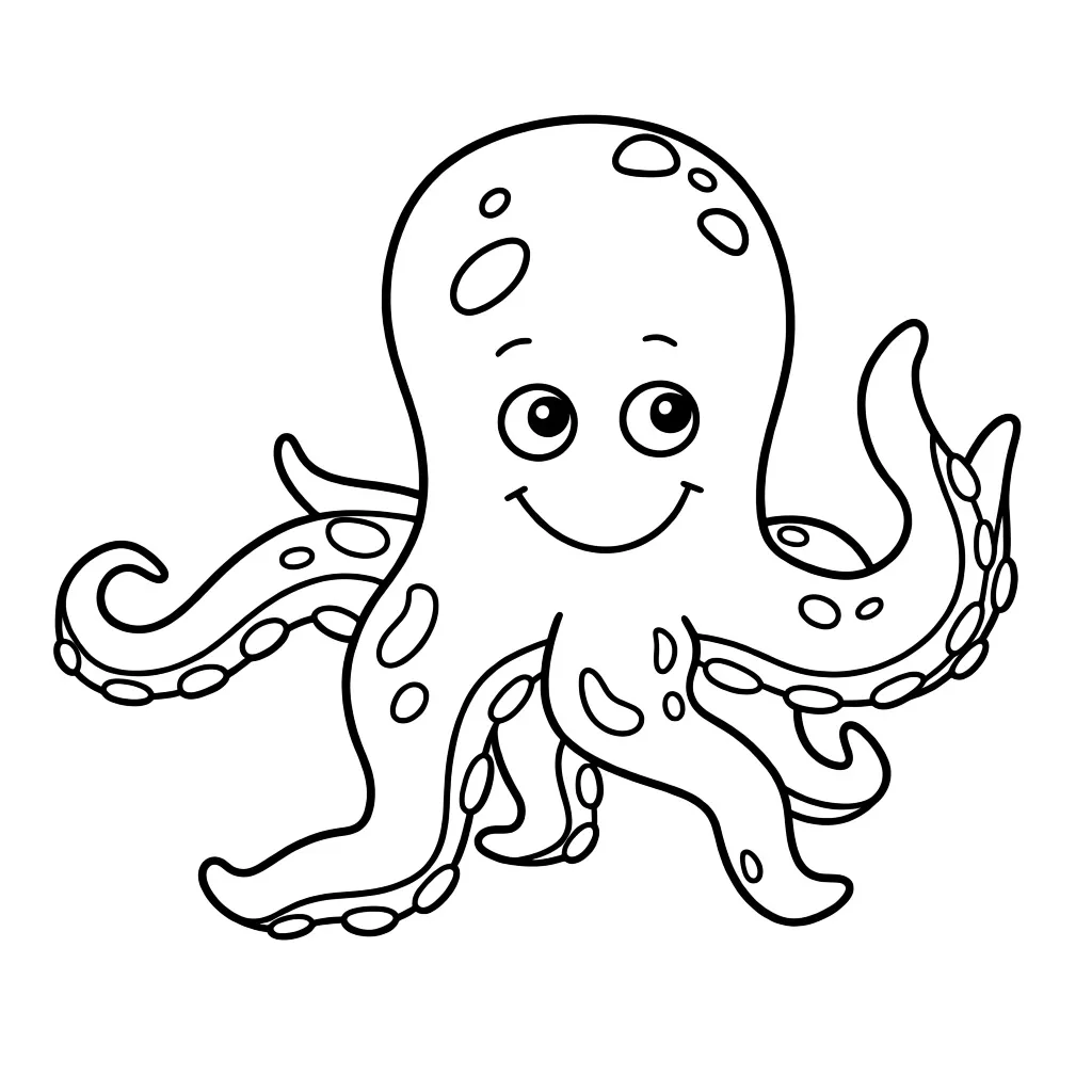 Осьминог с большой головой