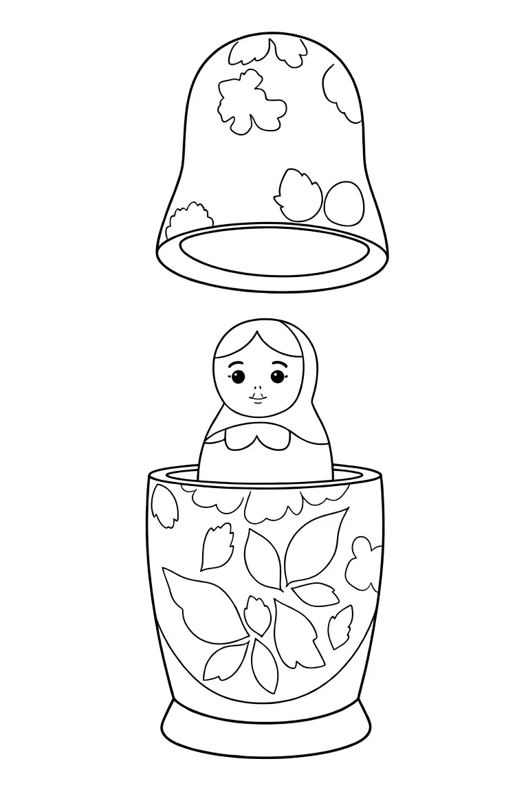 Открытая матрешка