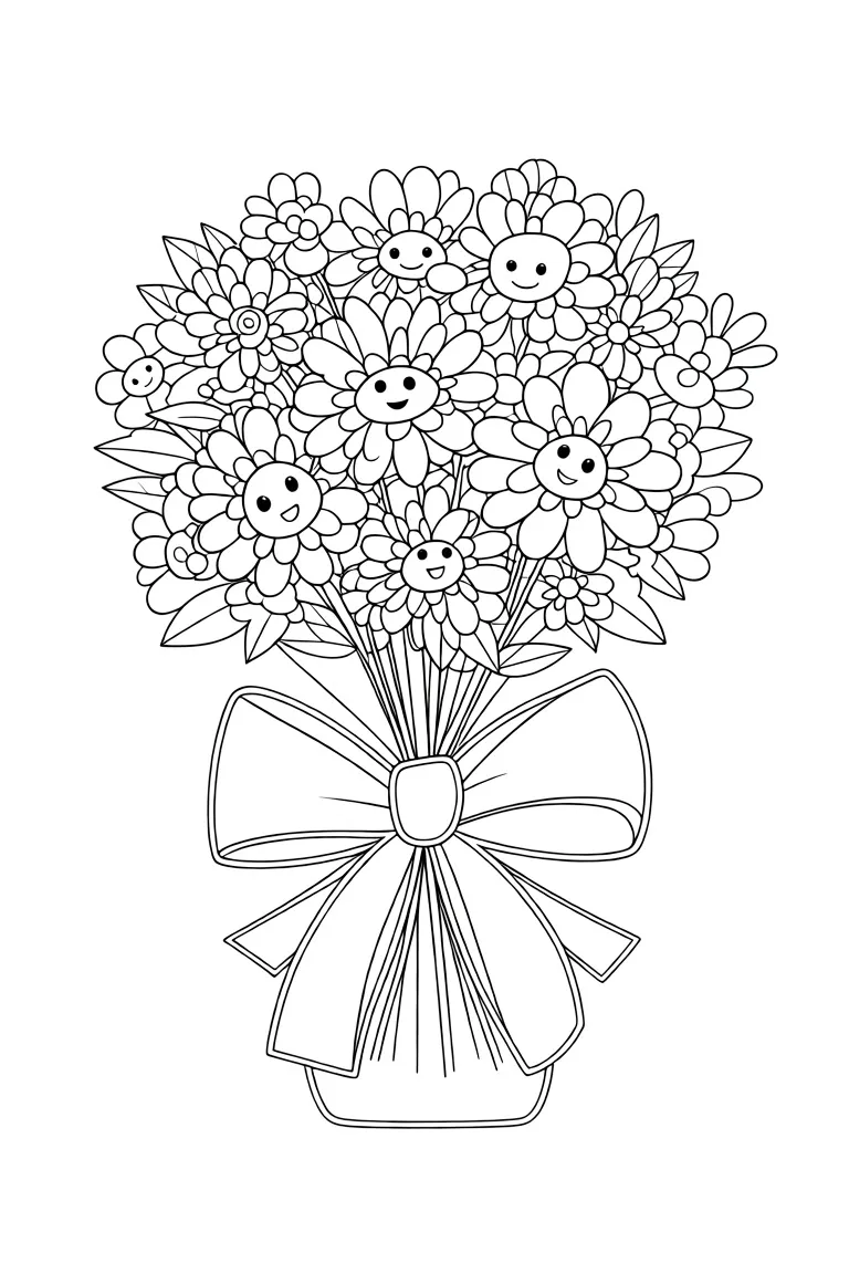 Открытка с цветами