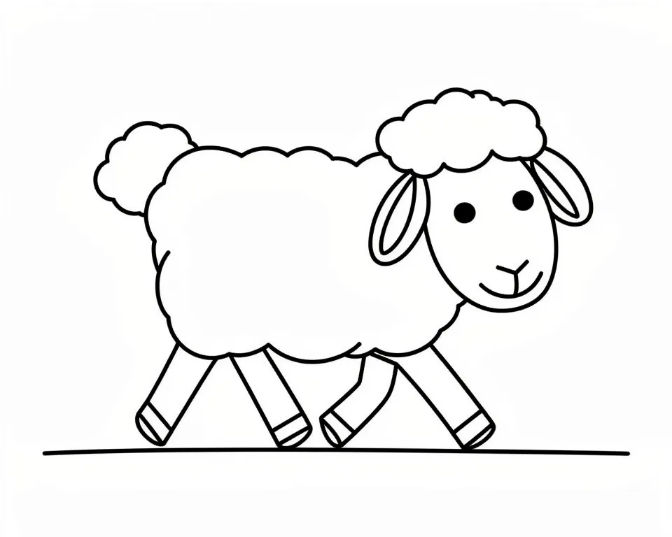 Овечка гуляет