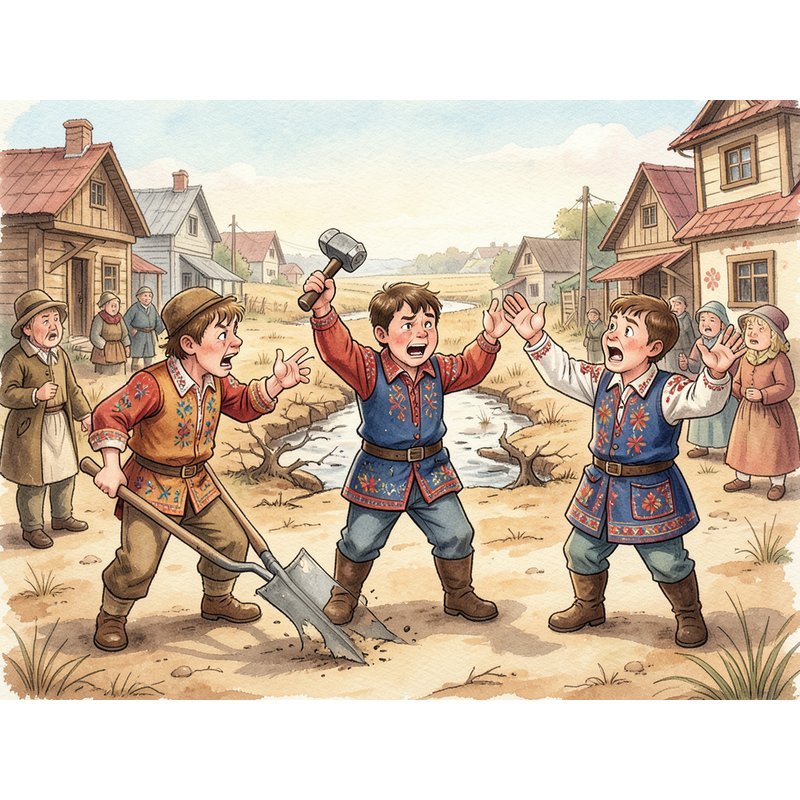 Пахарь, кузнец и плотник (Врозь - плохо, вместе - хорошо)