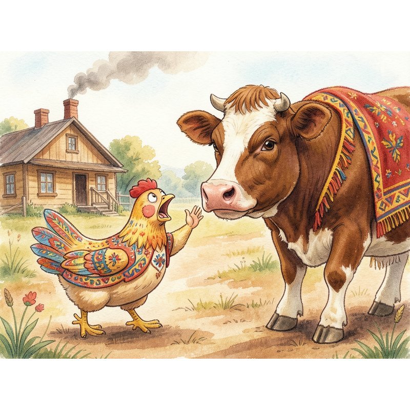 Петушок и бобовое зернышко