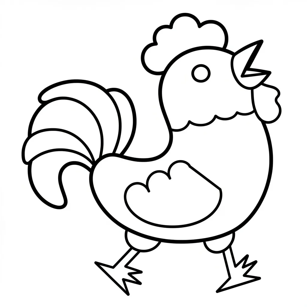 Петушок кукарекает