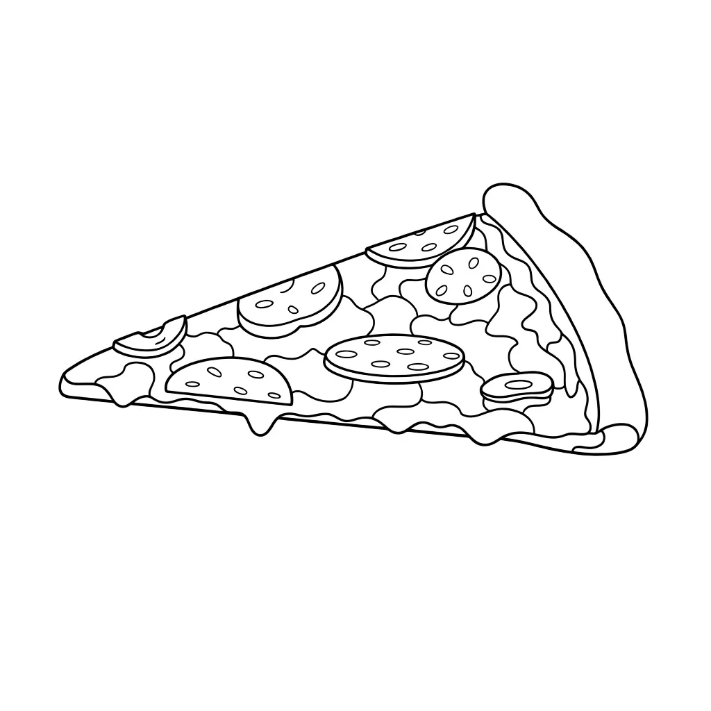 Пицца с колбасками