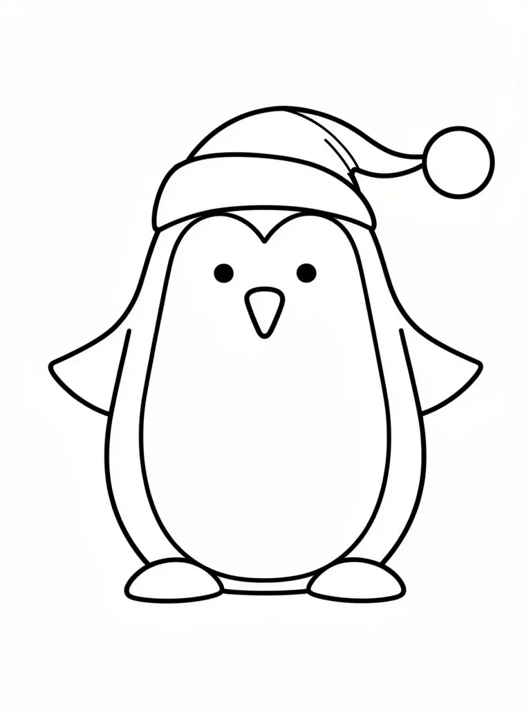 Пингвинчик в колпаке