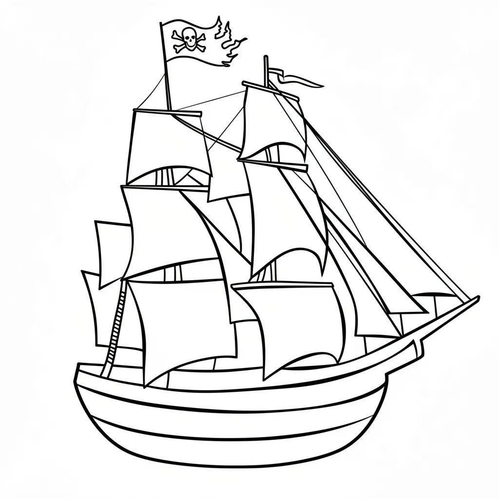 Пиратский корабль