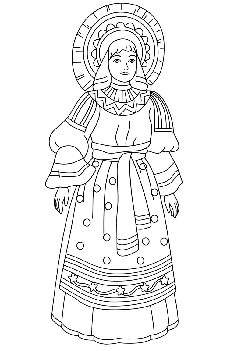 Платье Орловской губернии