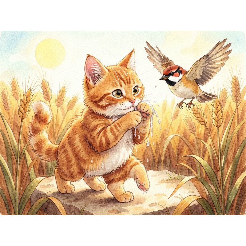 Почему кот умывается после завтрака