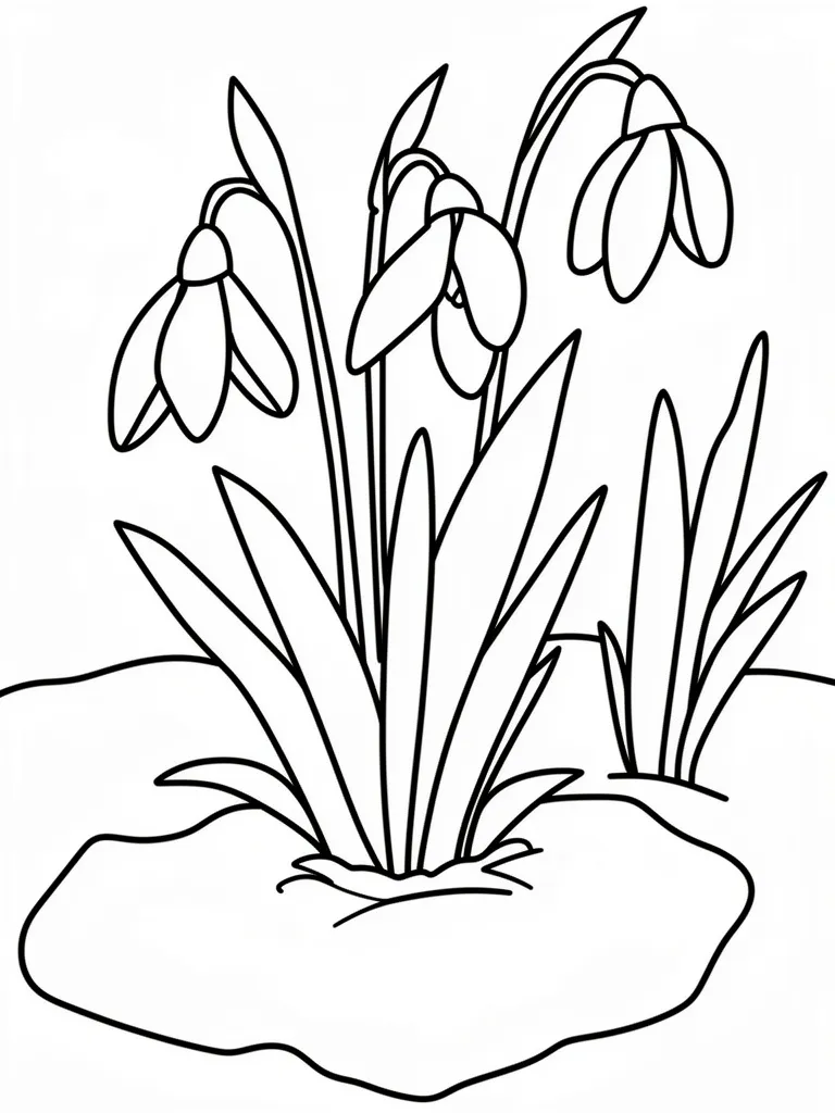 Подснежники распускаются