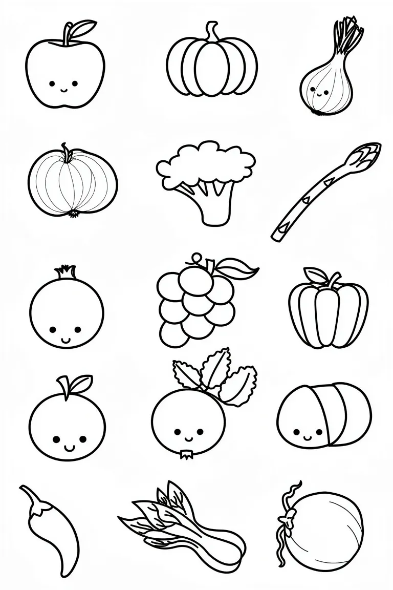 Полезные фрукты и овощи