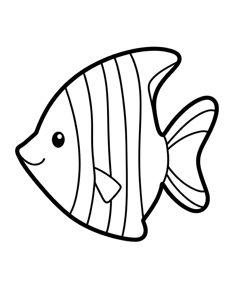 Полосатая рыбка