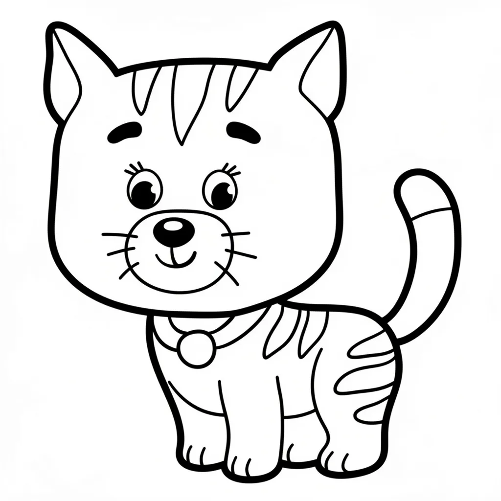 Полосатый кот