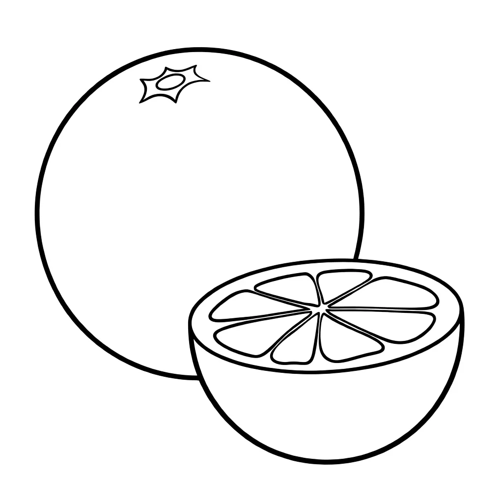 Половинка апельсина