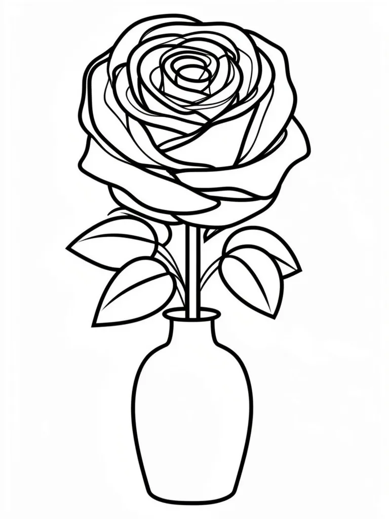 Прекрасная алая роза