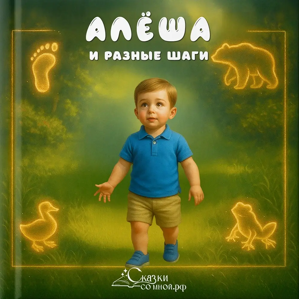 Мальчик и разные шаги