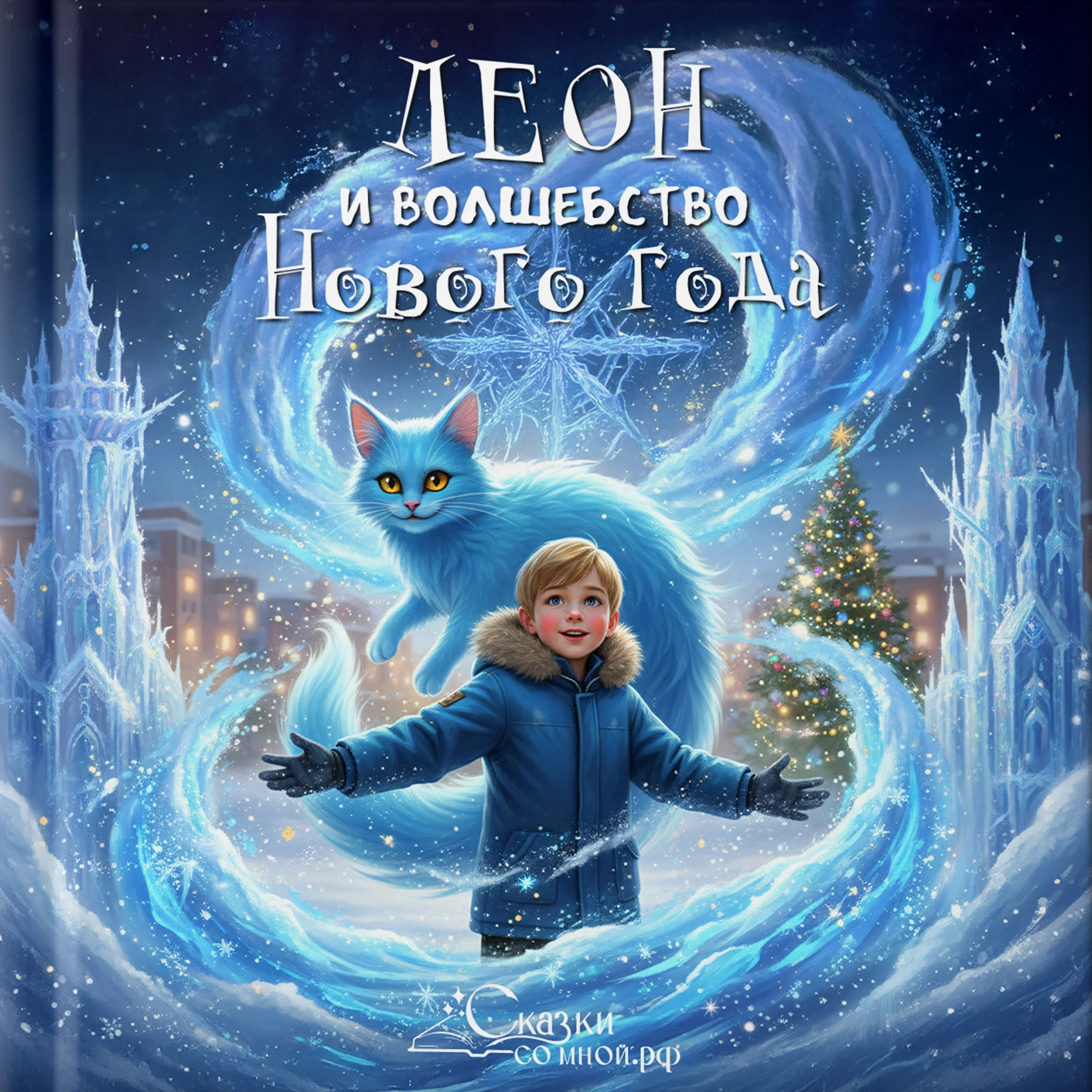 Мальчик и волшебство Нового года